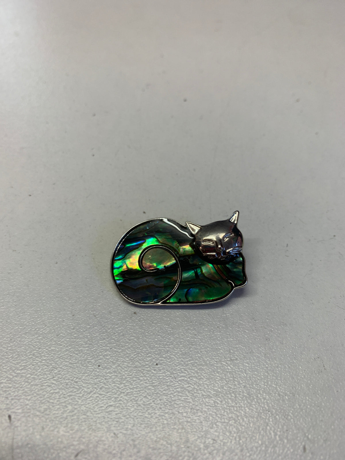 Jewel  Kitty Snail Brooch