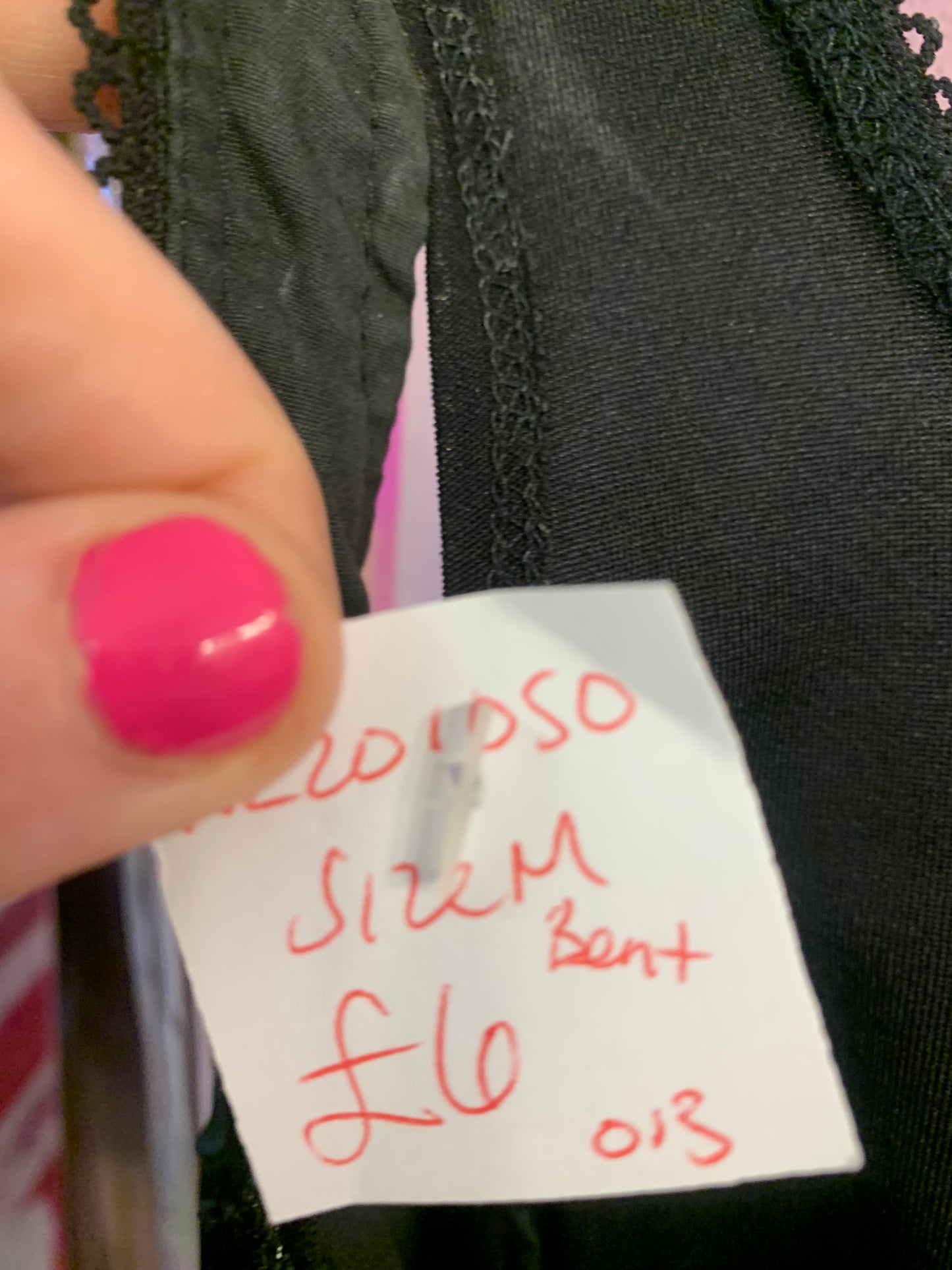 Black sequin corset top