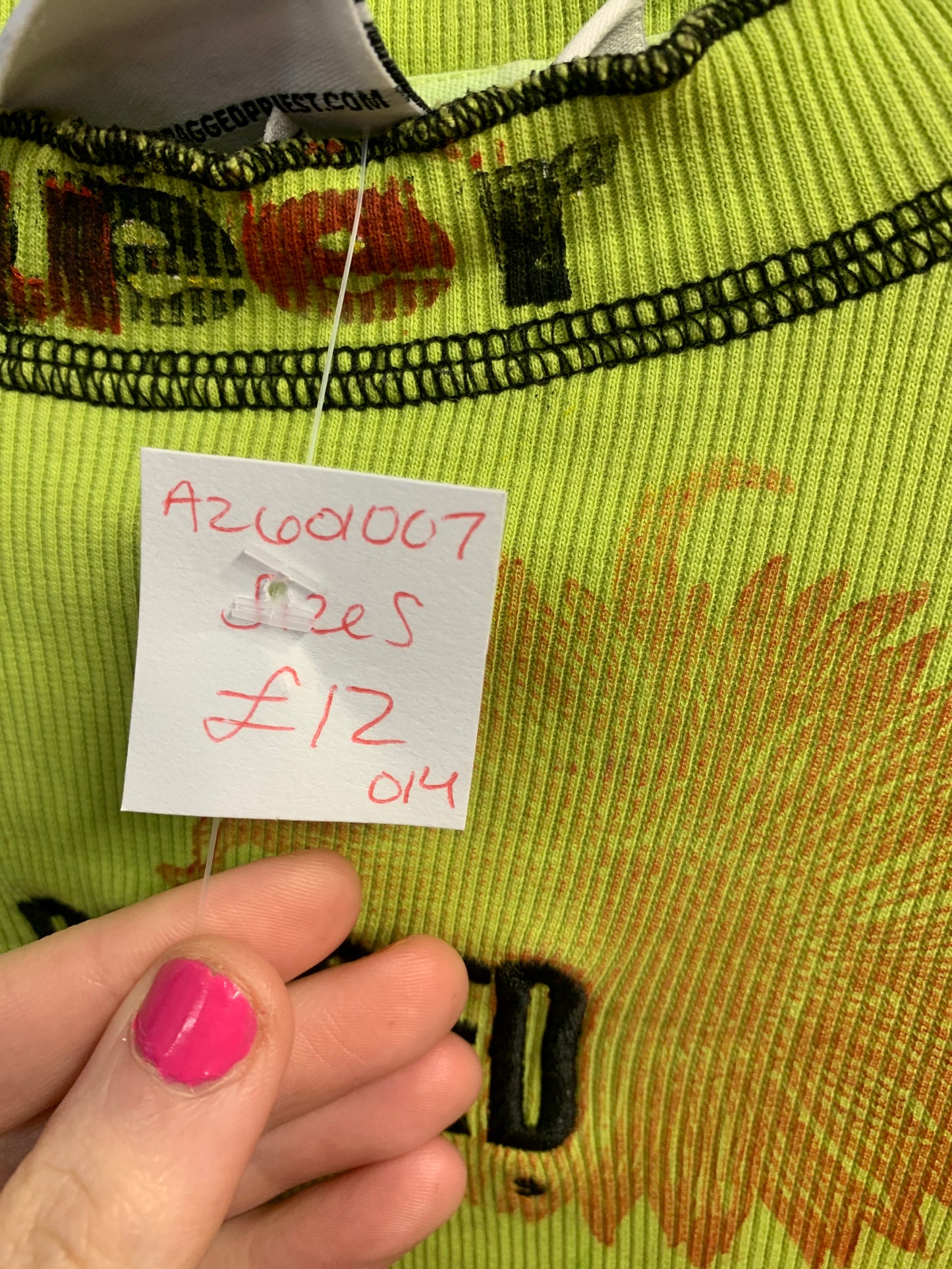 Green long sleeve top