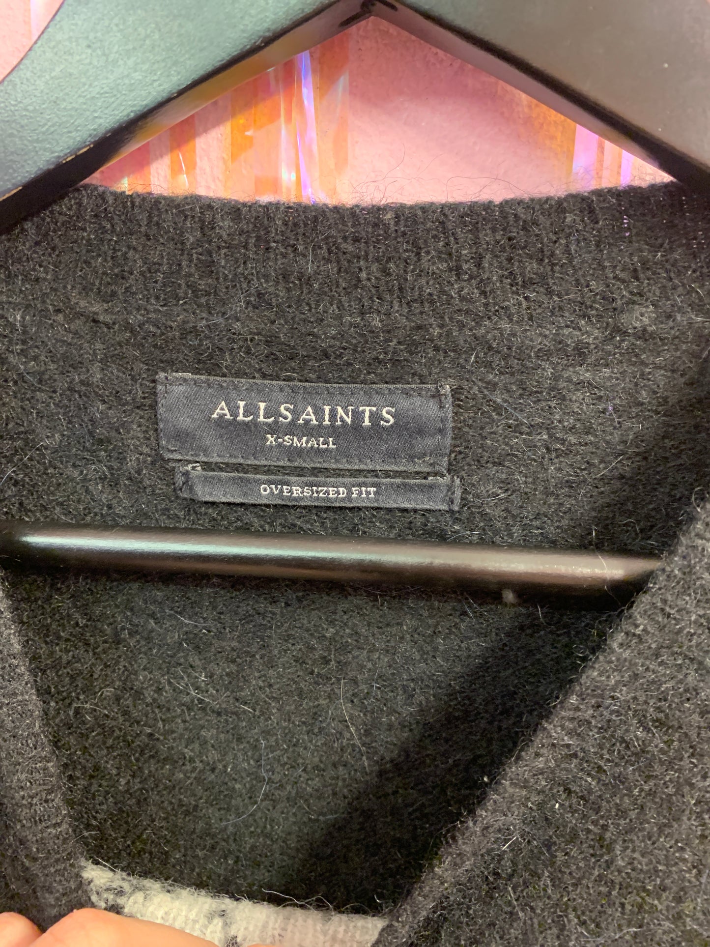 All Saints Graphic Jumper