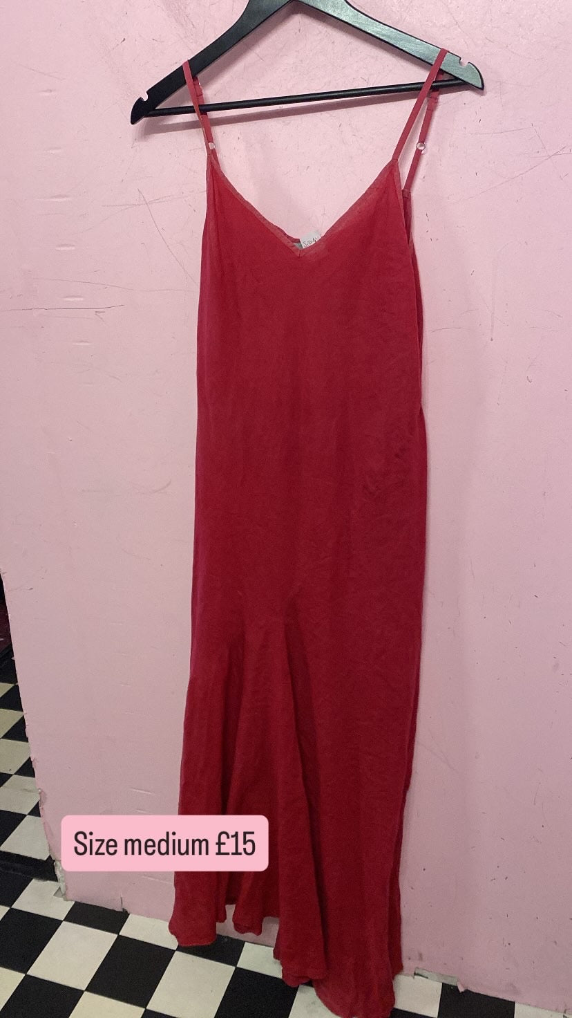 Red maxi dress for Chantelle