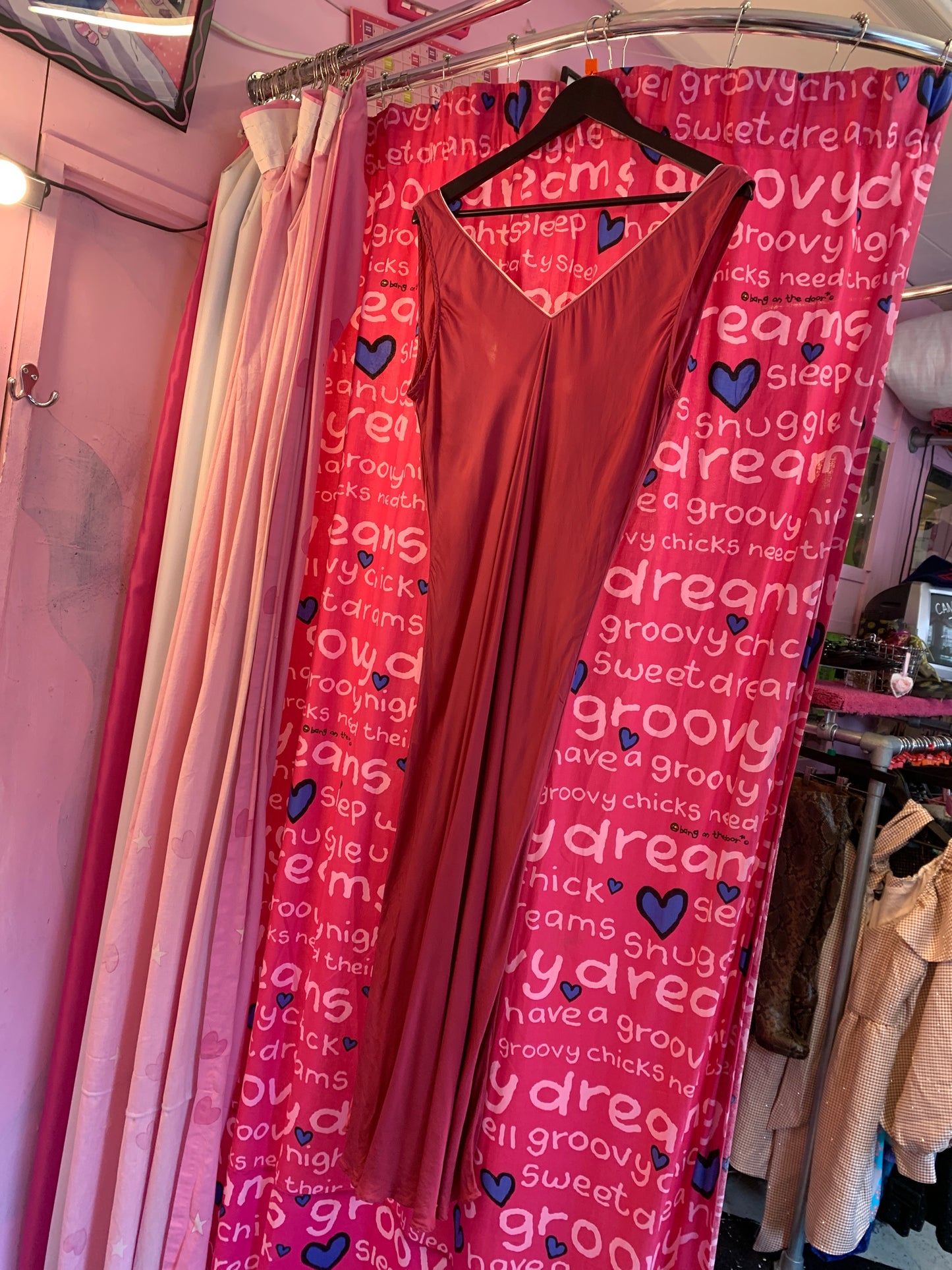 Pink Rayon Dress