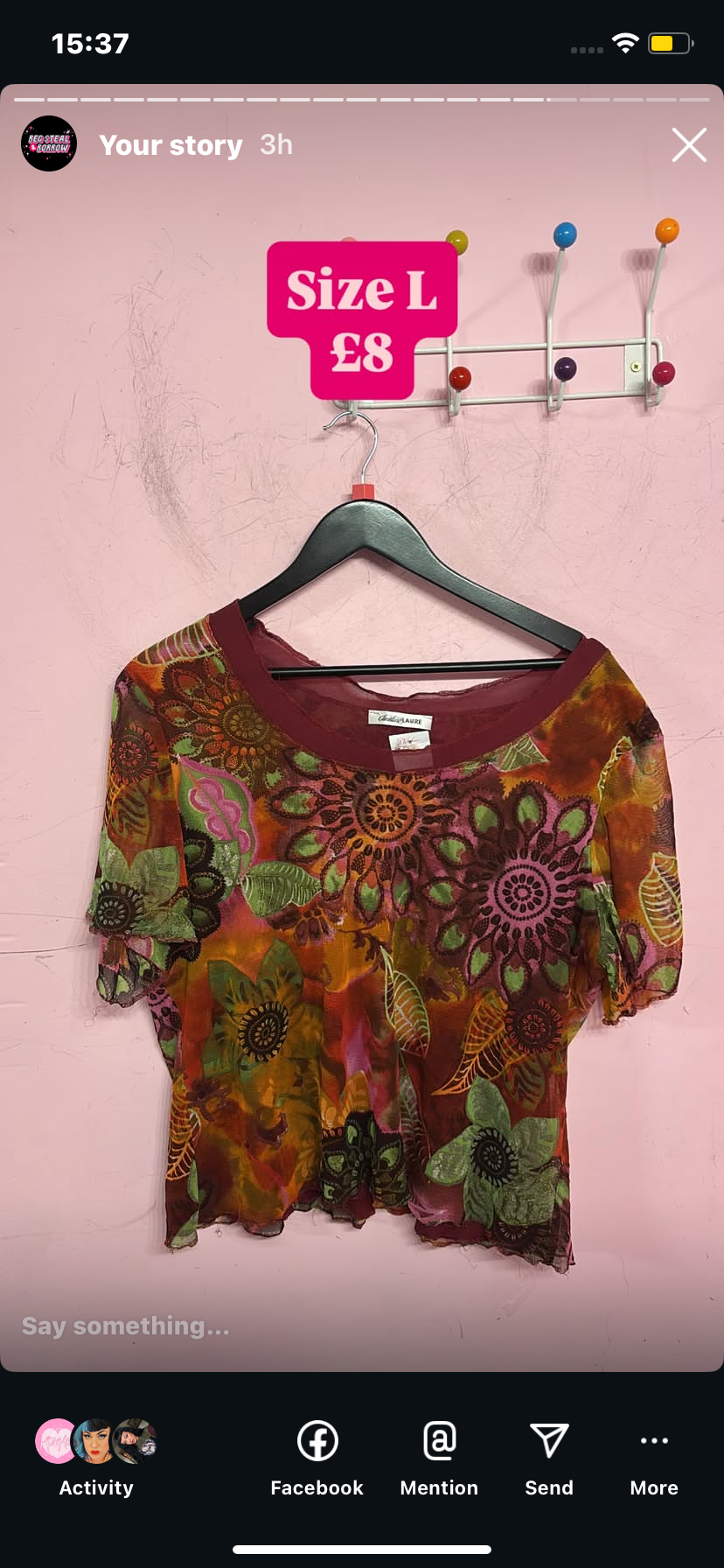 70s Flower Mesh Dream