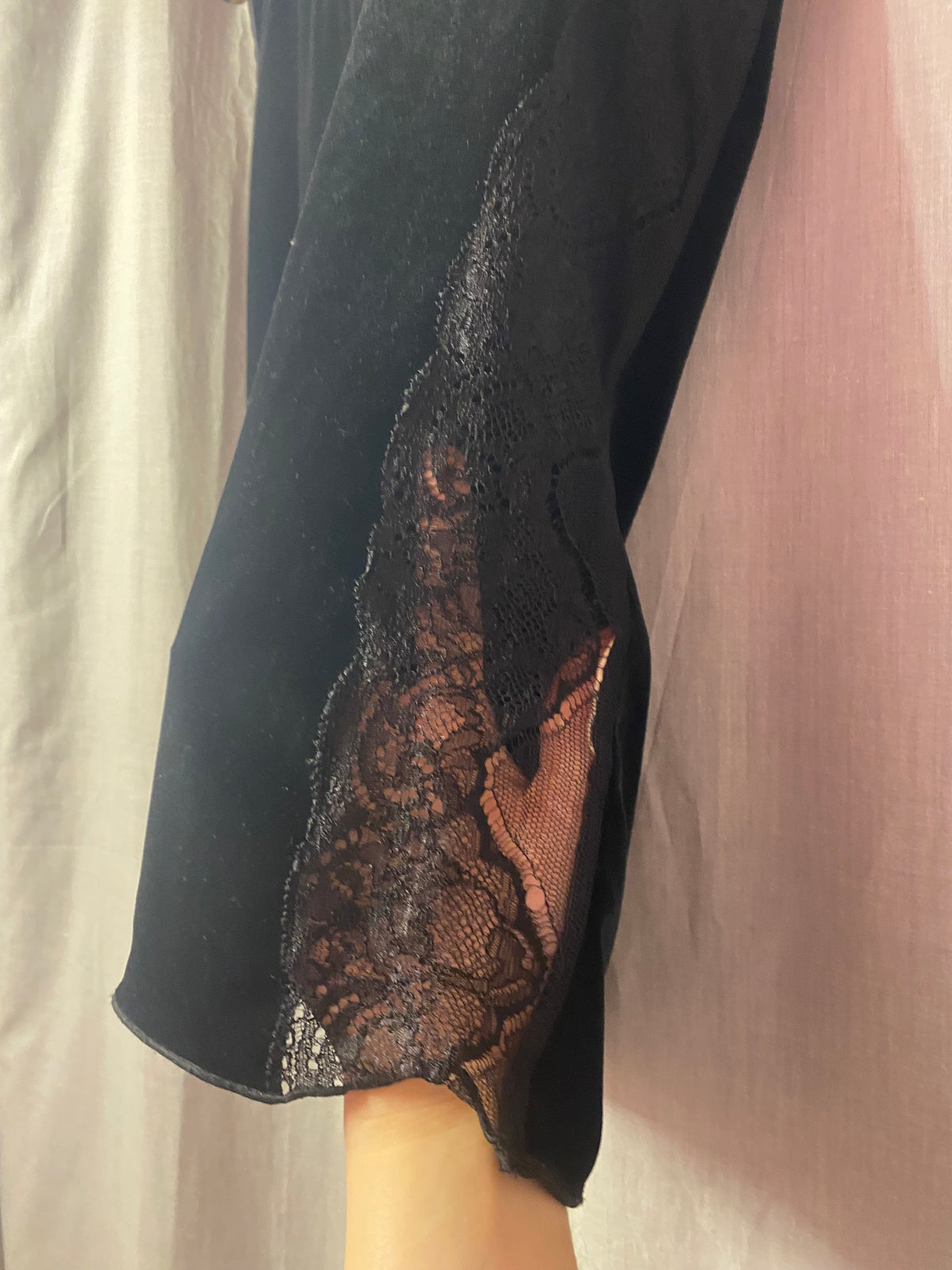Black Lace Armani Top Size M