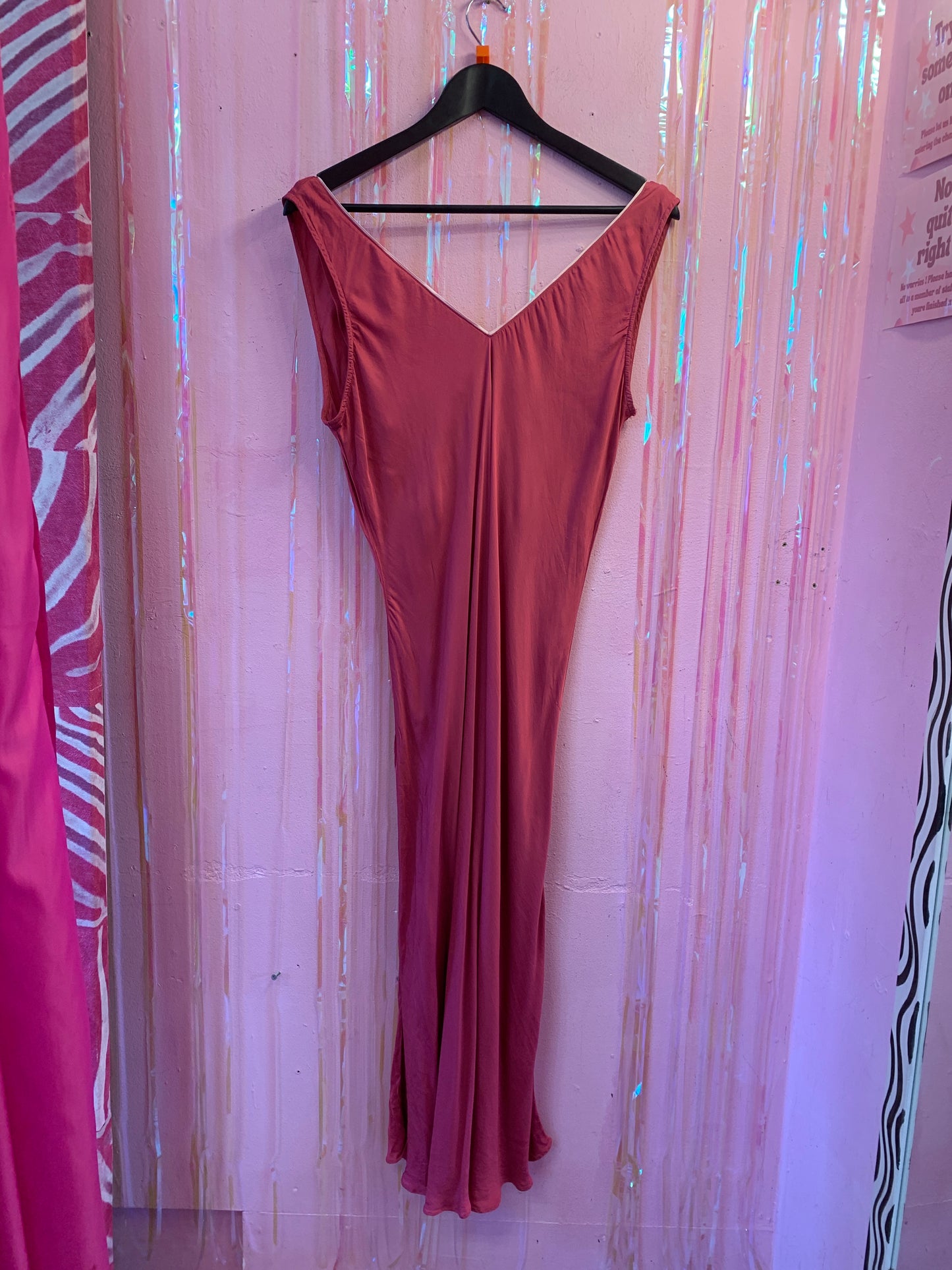 Pink Rayon Dress
