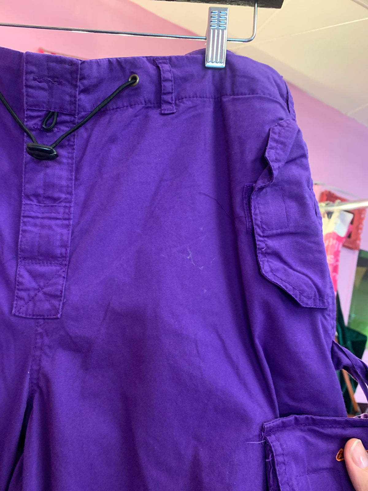 Criminal Damage Purple Cargos