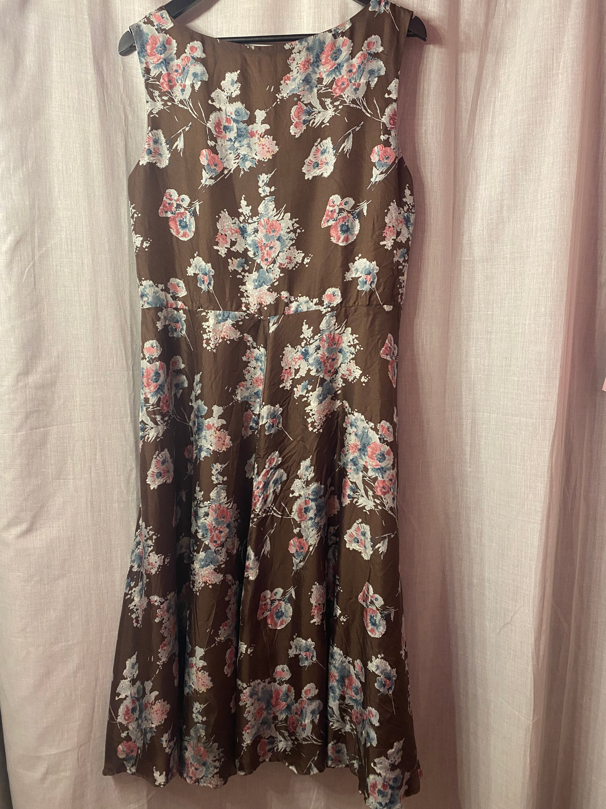 Brown Laura Ashley Dress Size M Approx Size 12