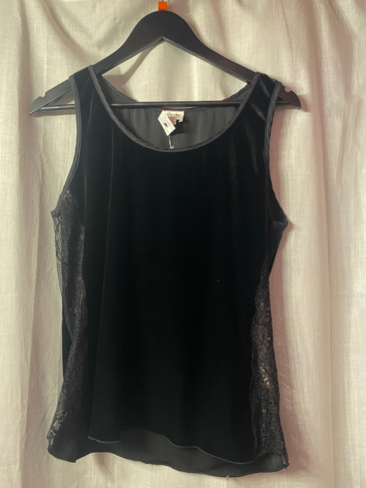 Black Lace Armani Top Size M
