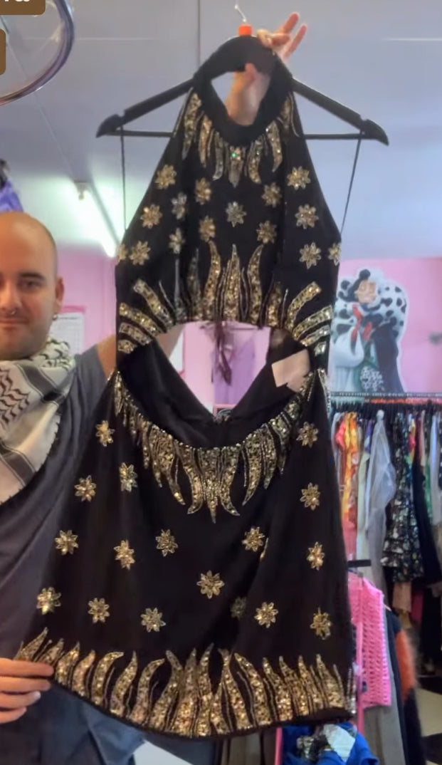 Festival Bejewelled Cutout Dress
