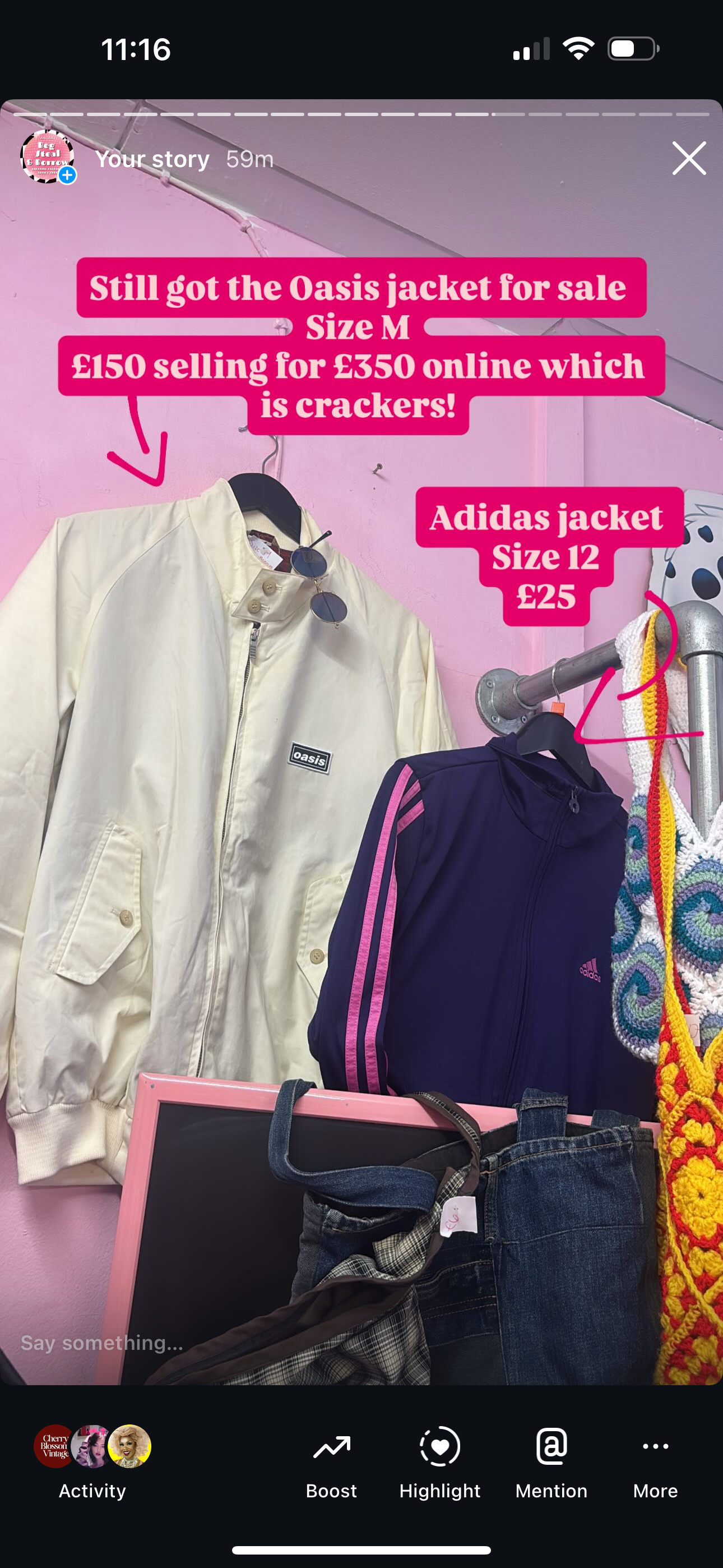 Oasis jacket