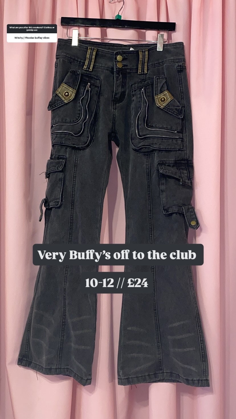 Most Fab Hardware Flared Jeans