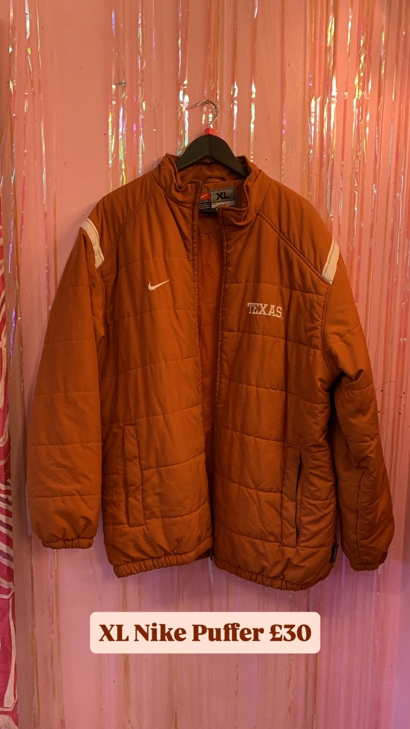 Orange Nike Puffer