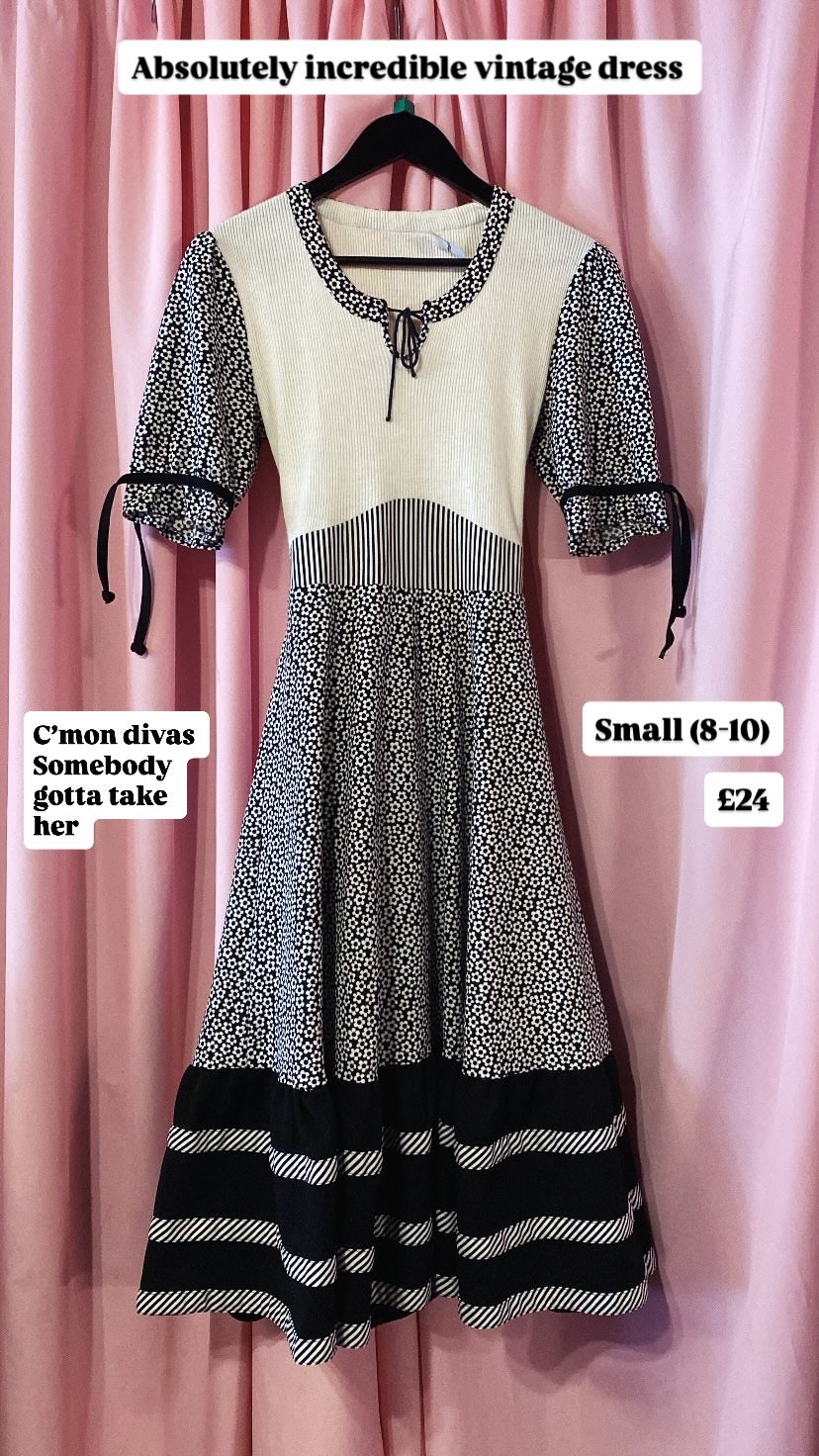 Vintage floral dress