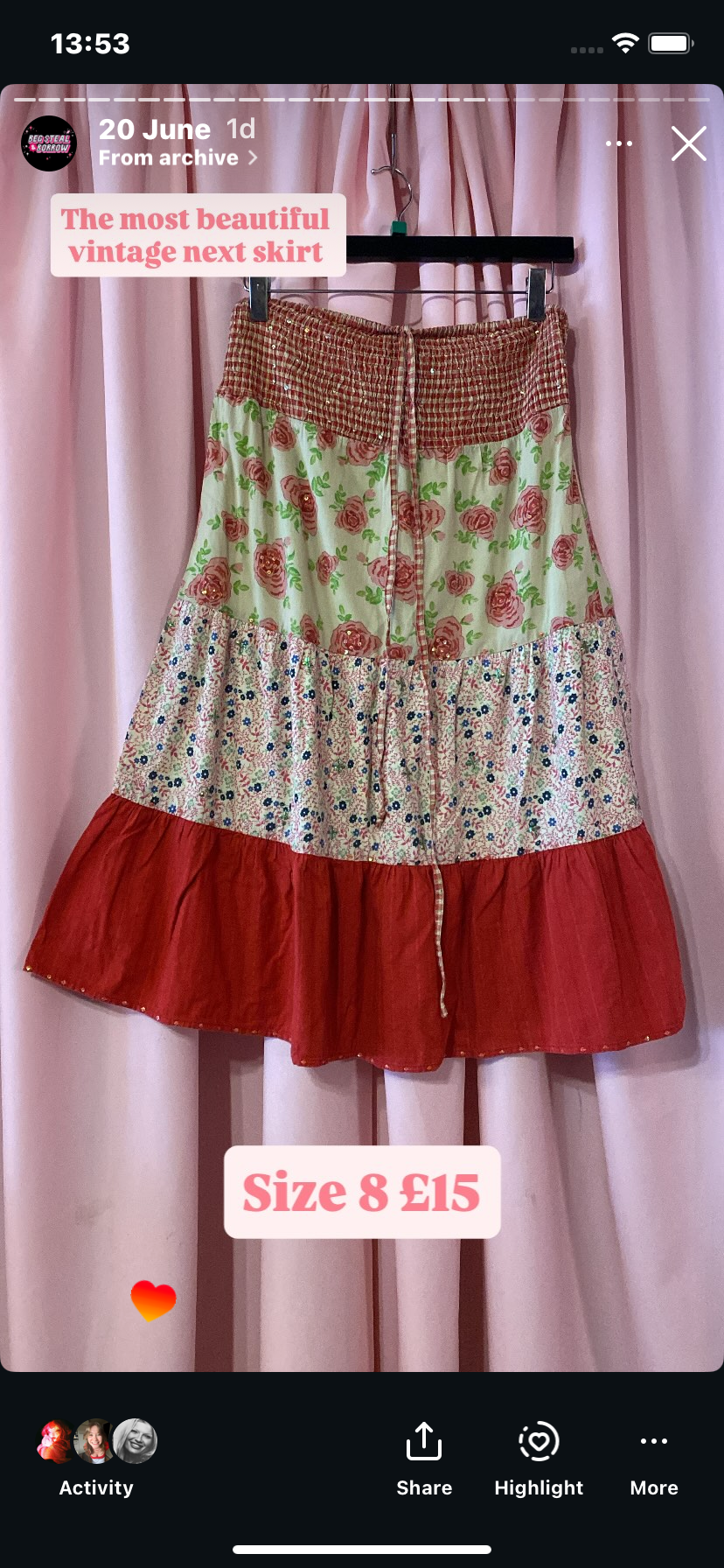 Patchwork skirt