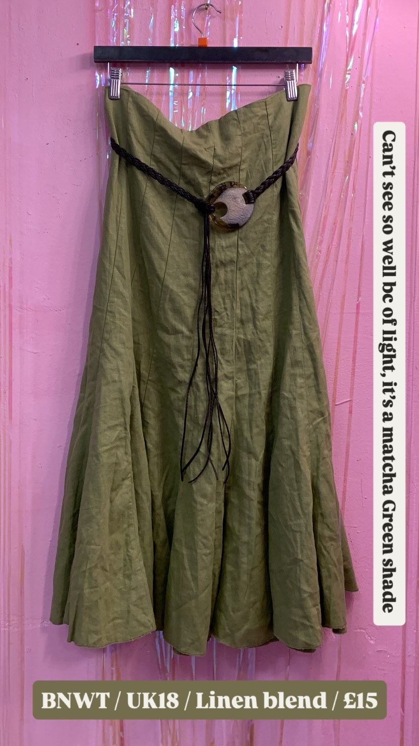 BNWT atmosphere linen skirt