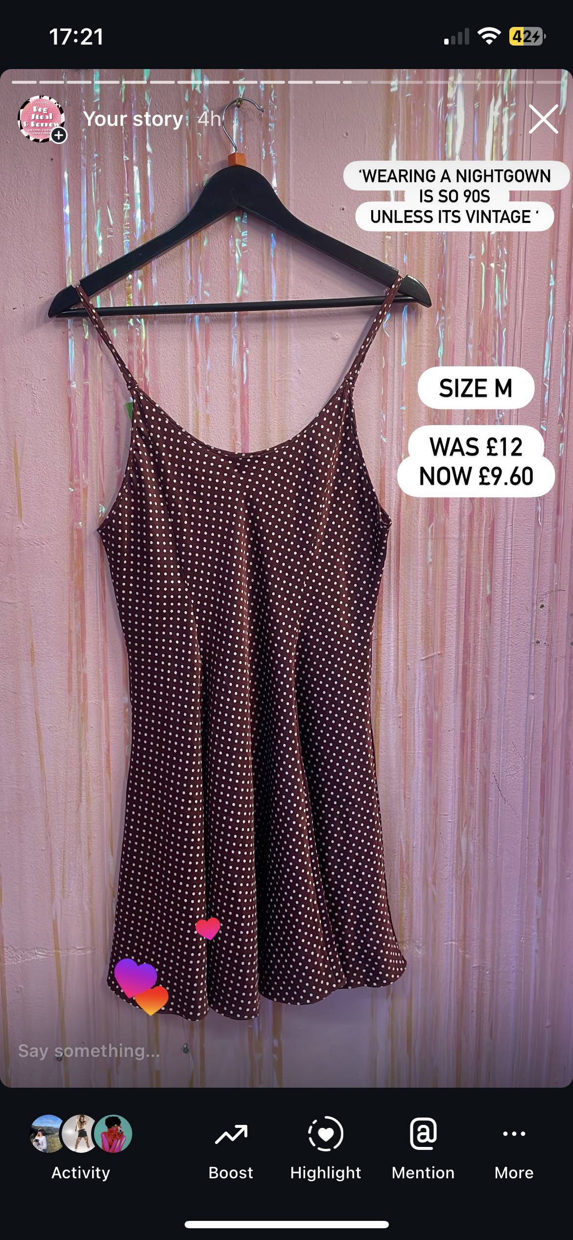 Polka dot dress