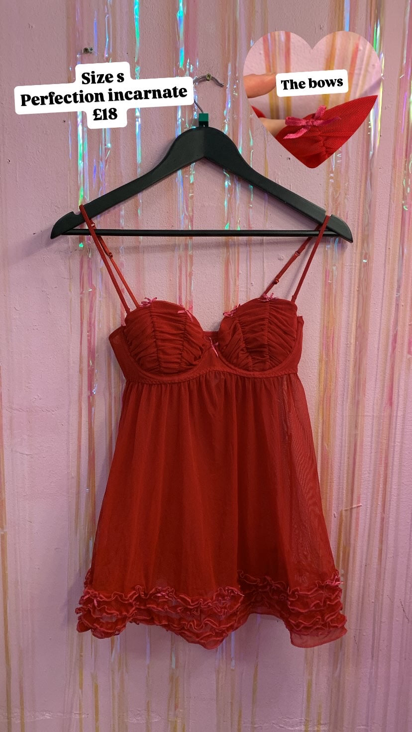 Cutest red negligé