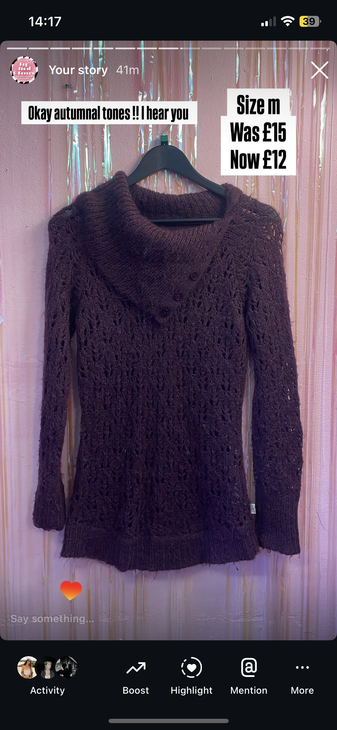 Boo bok jumper