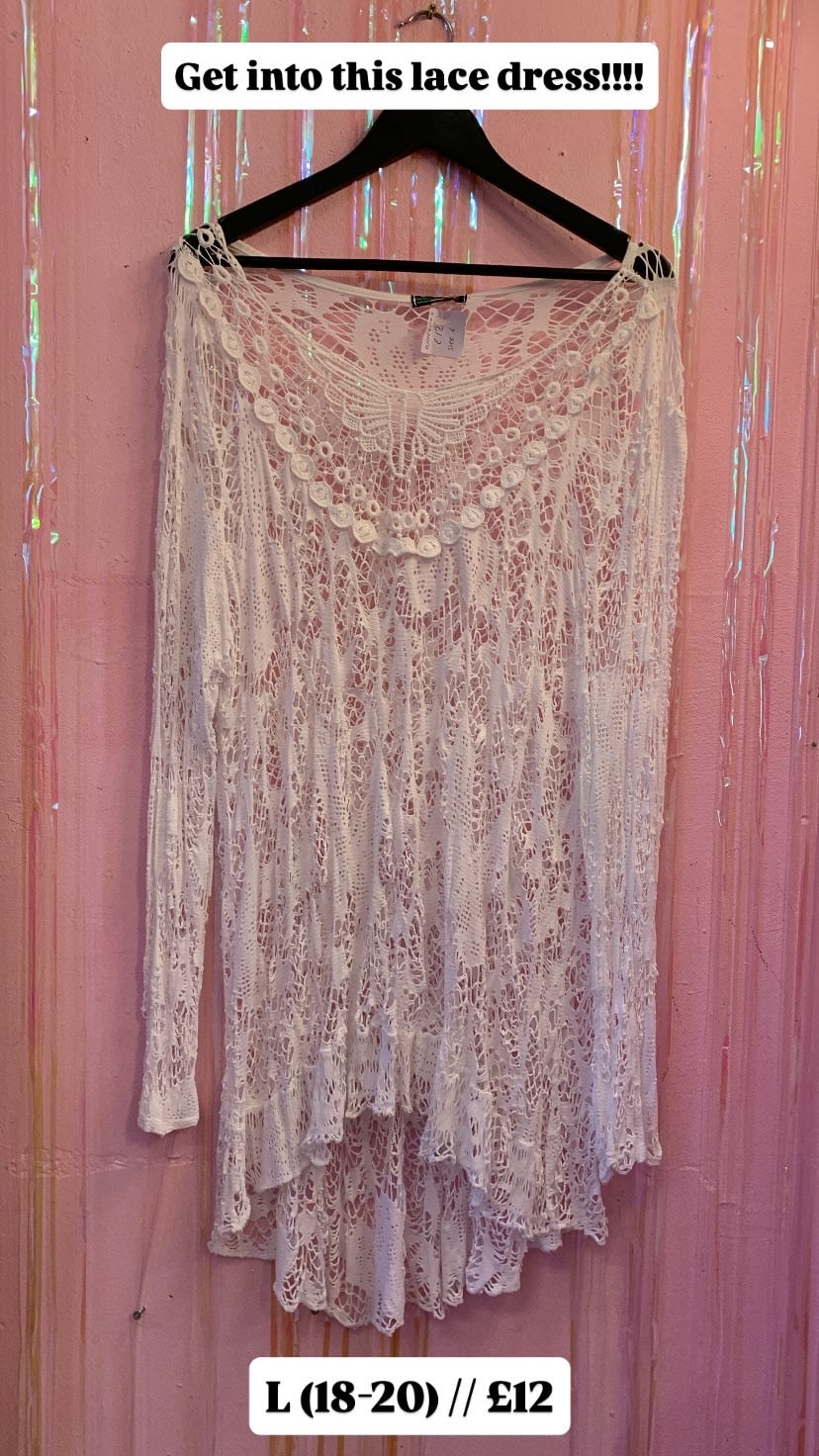 Lacey dress + bag bundle