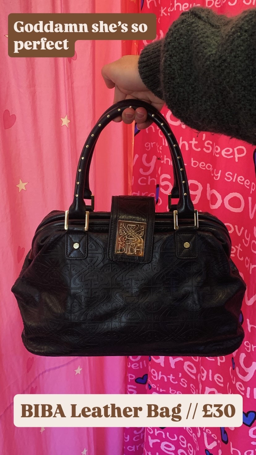 Leather BIBA bag