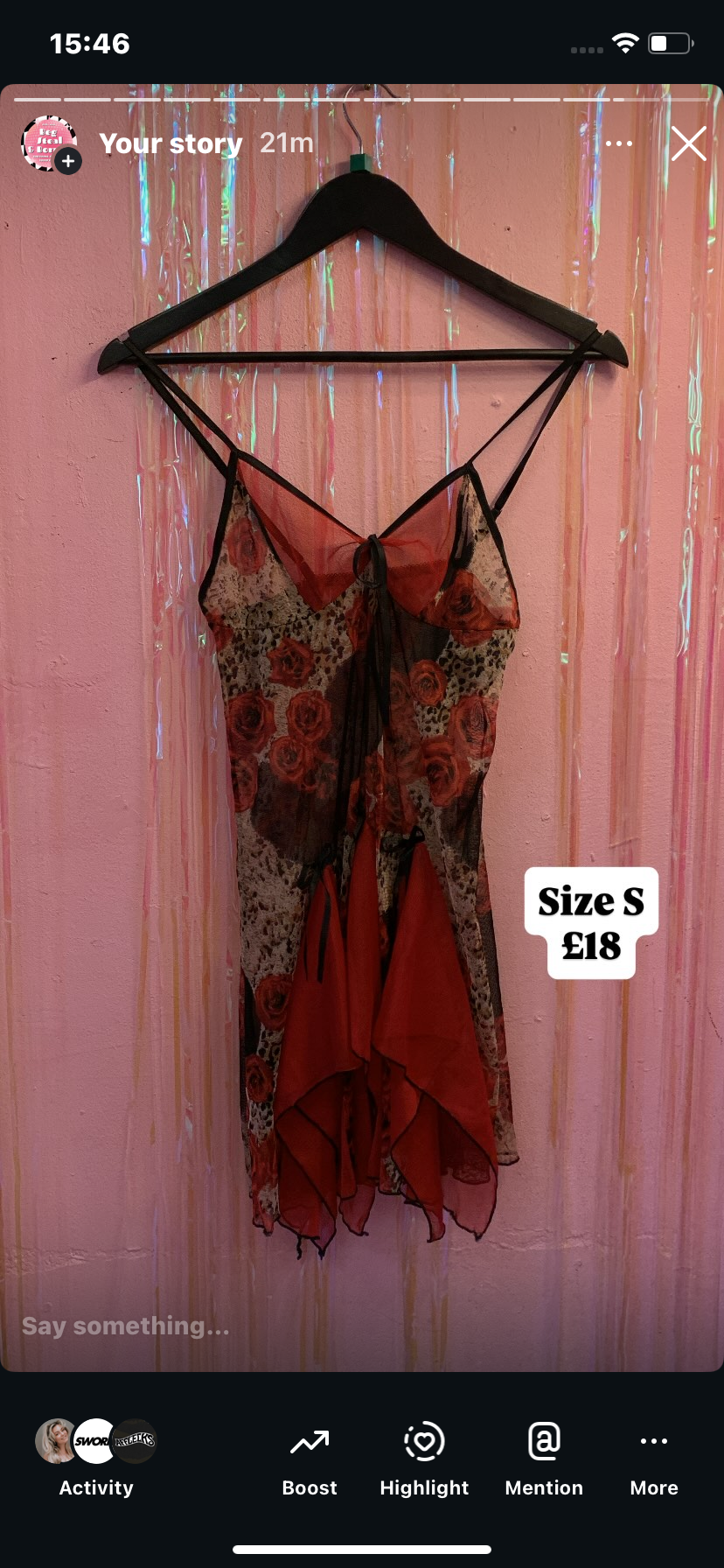 Mesh dress