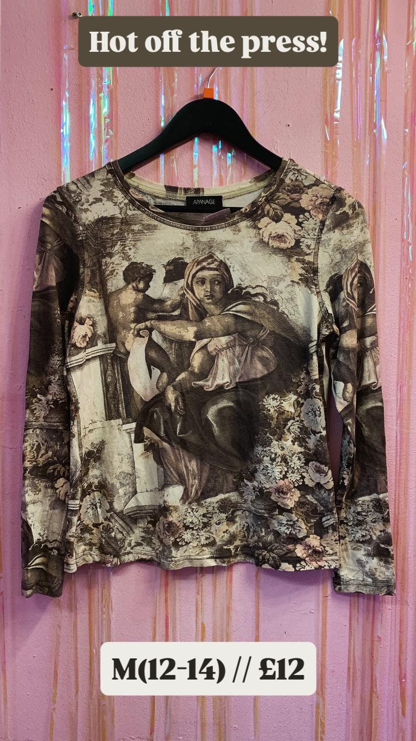 Apanage print top