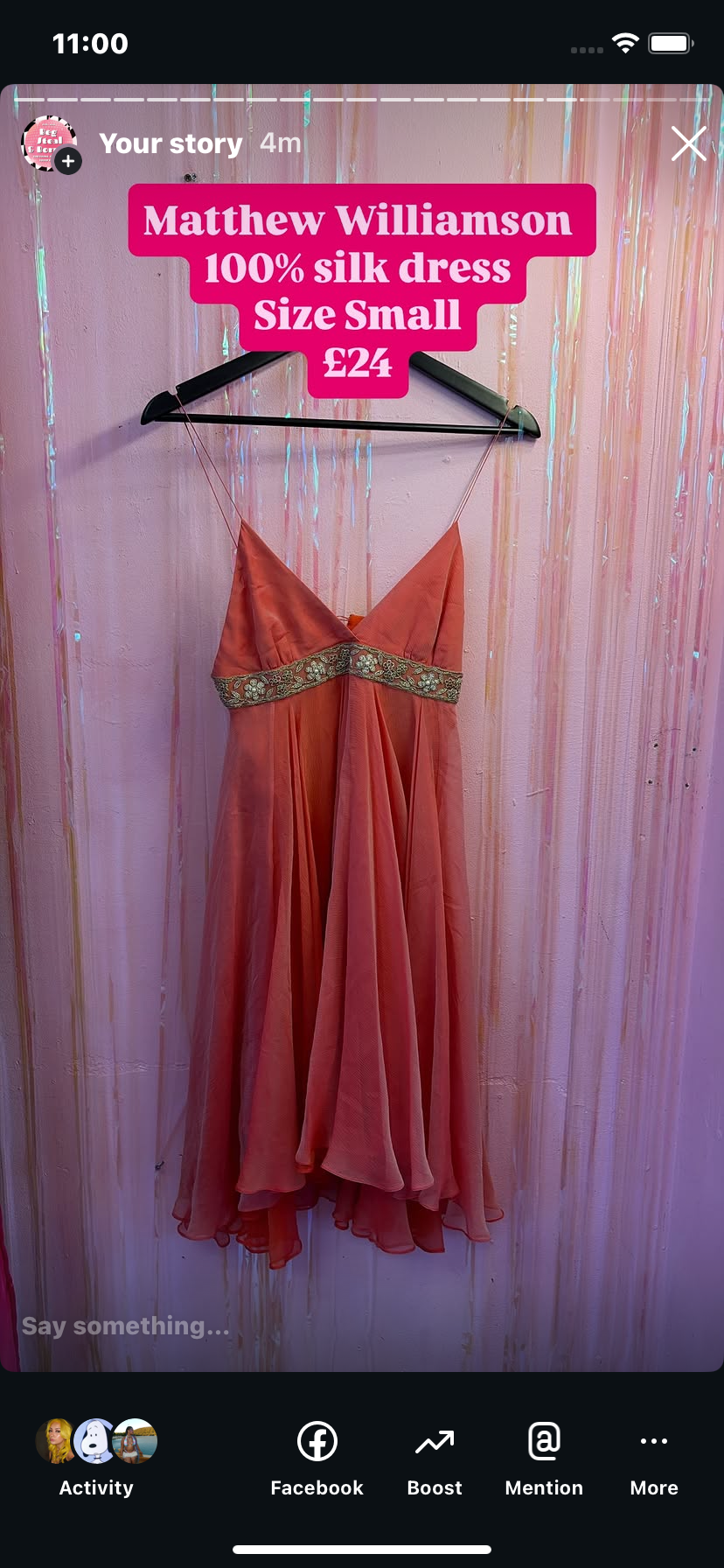 Silk dress