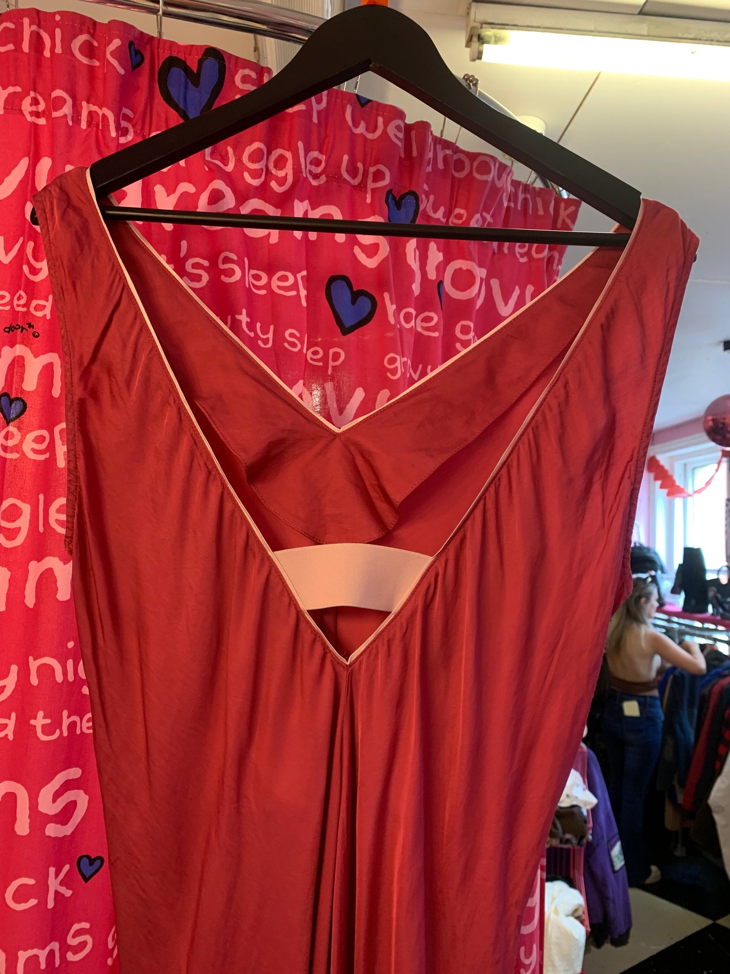 Pink Rayon Dress
