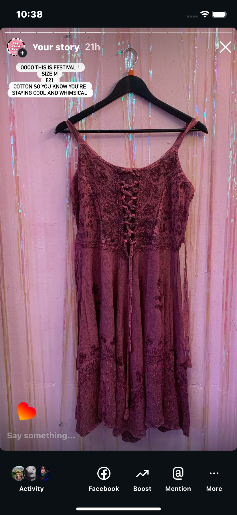 Pink whimsy dress