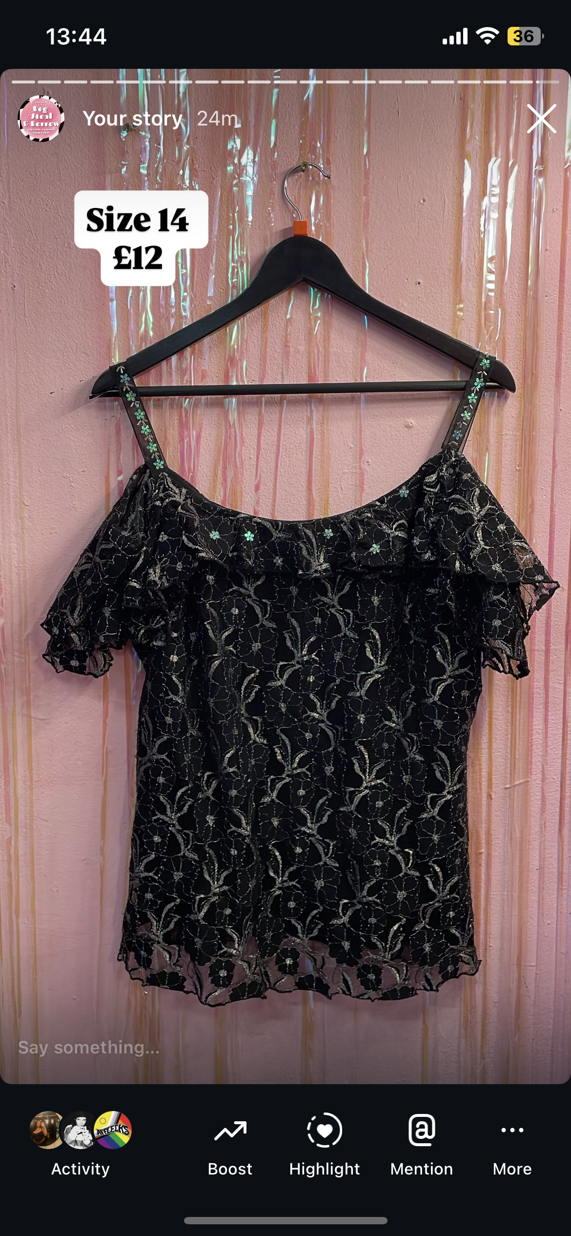 Top and fleece bundle