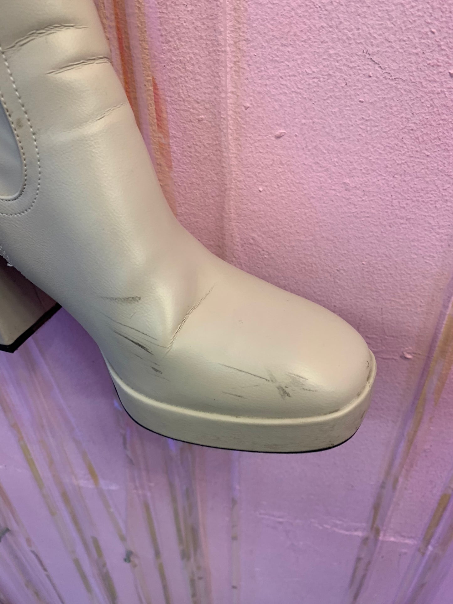 Thigh High Pleather Boots