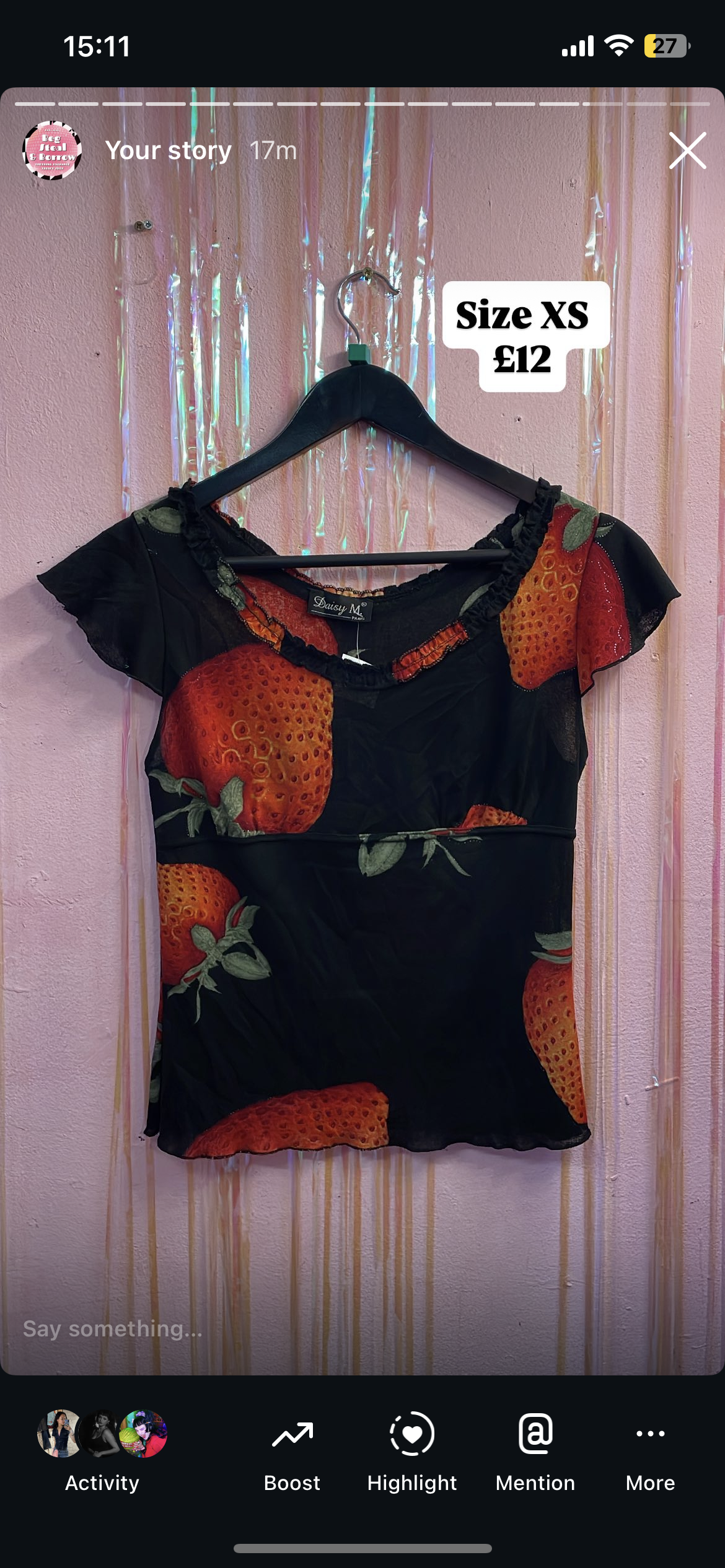 Strawberry top