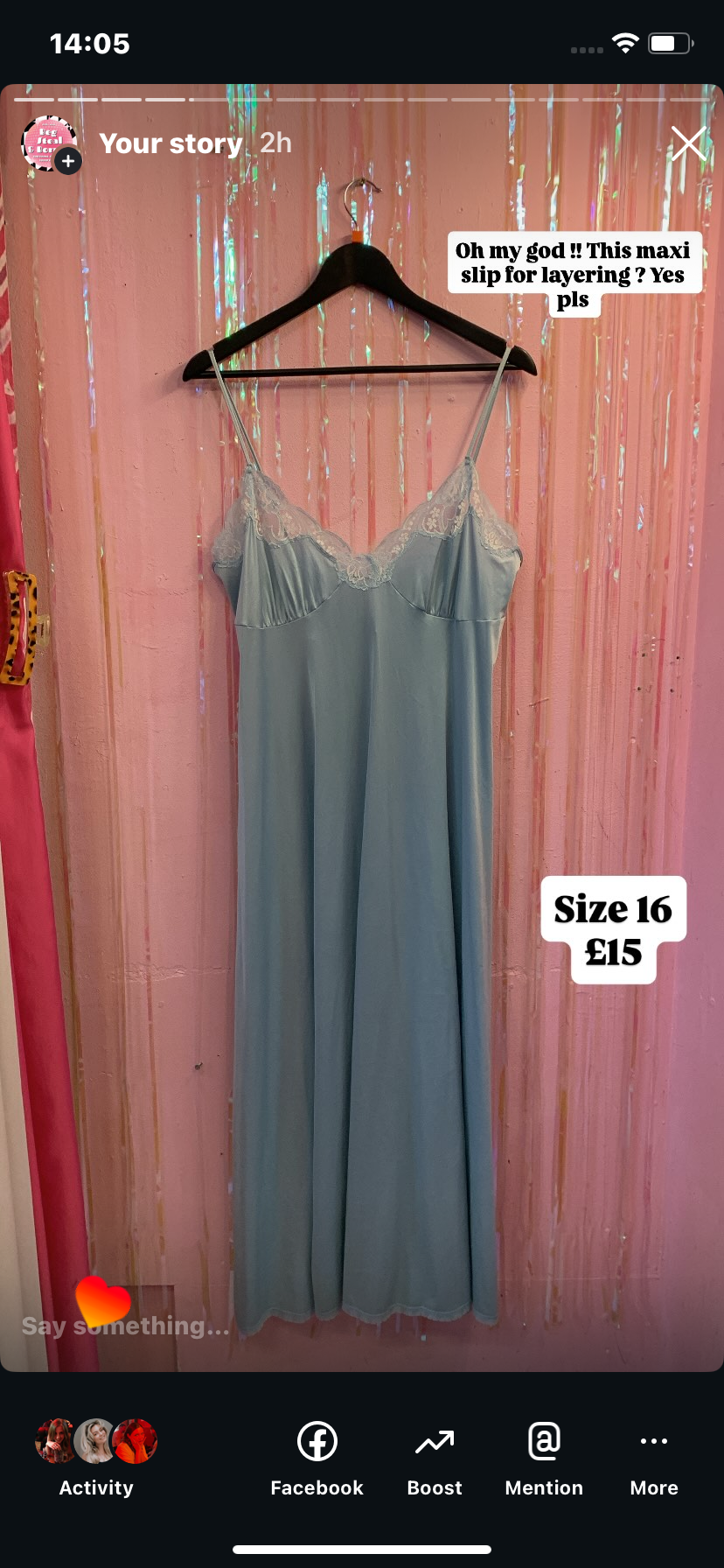 Beautiful slippery dress
