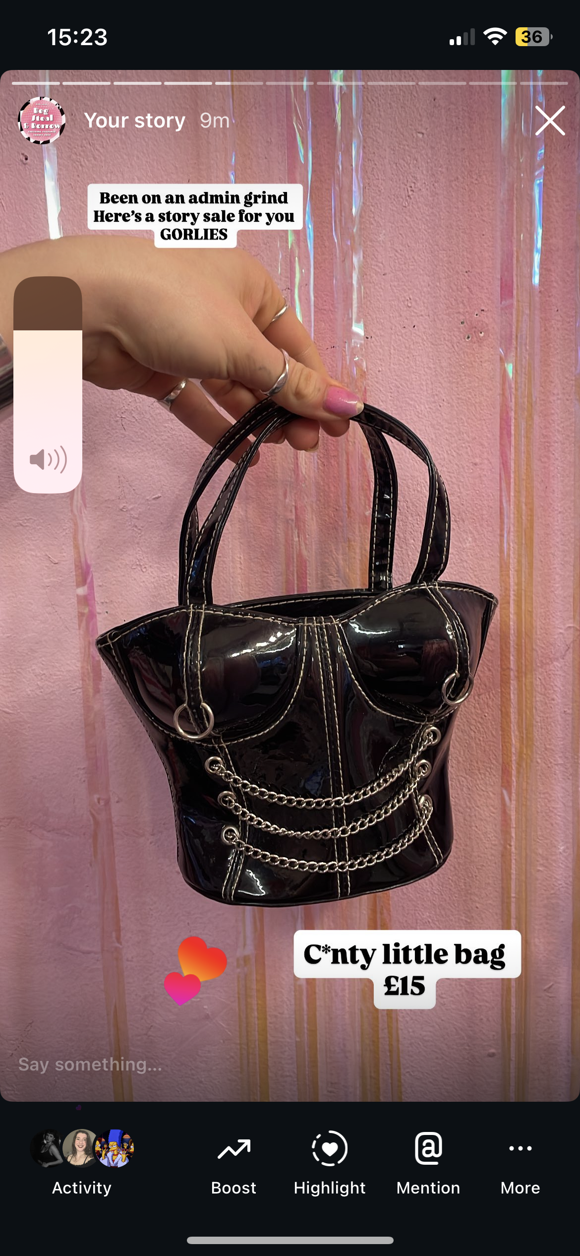 Corset bag