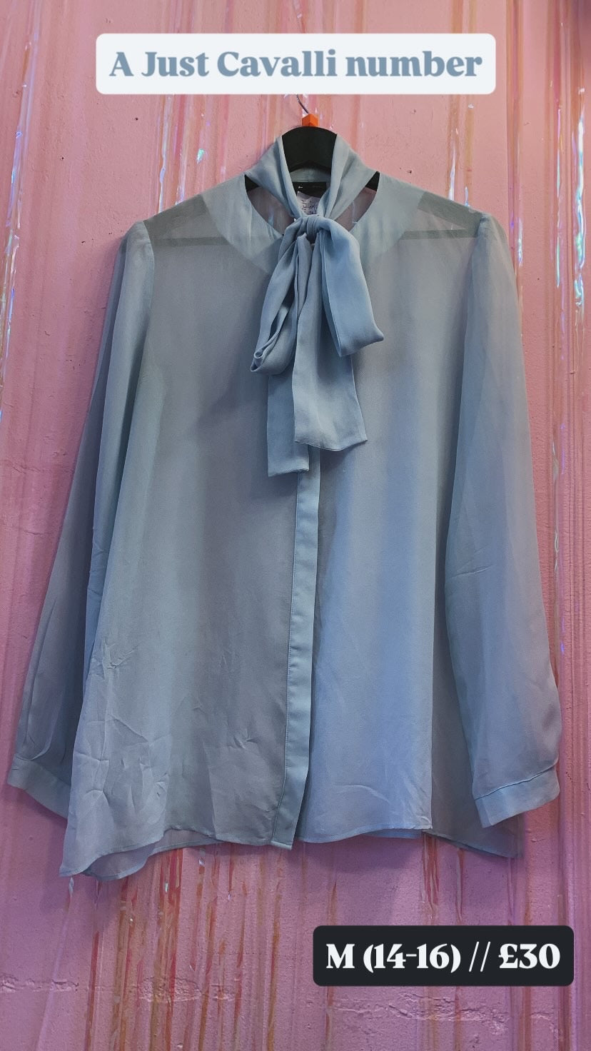 Just Cavalli Pussybow Blouse Corporate Diva!