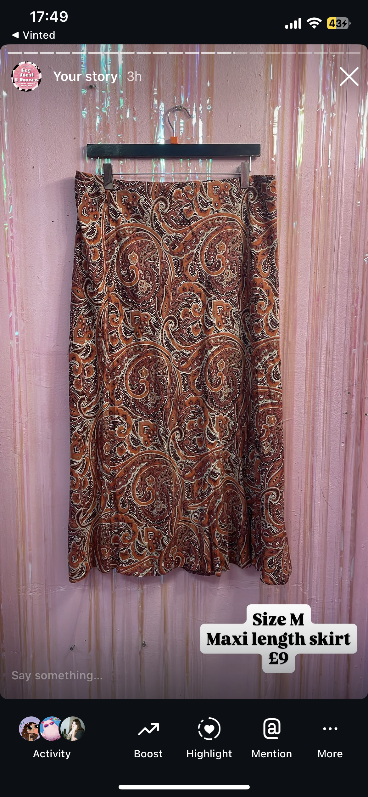 Maxi skirt