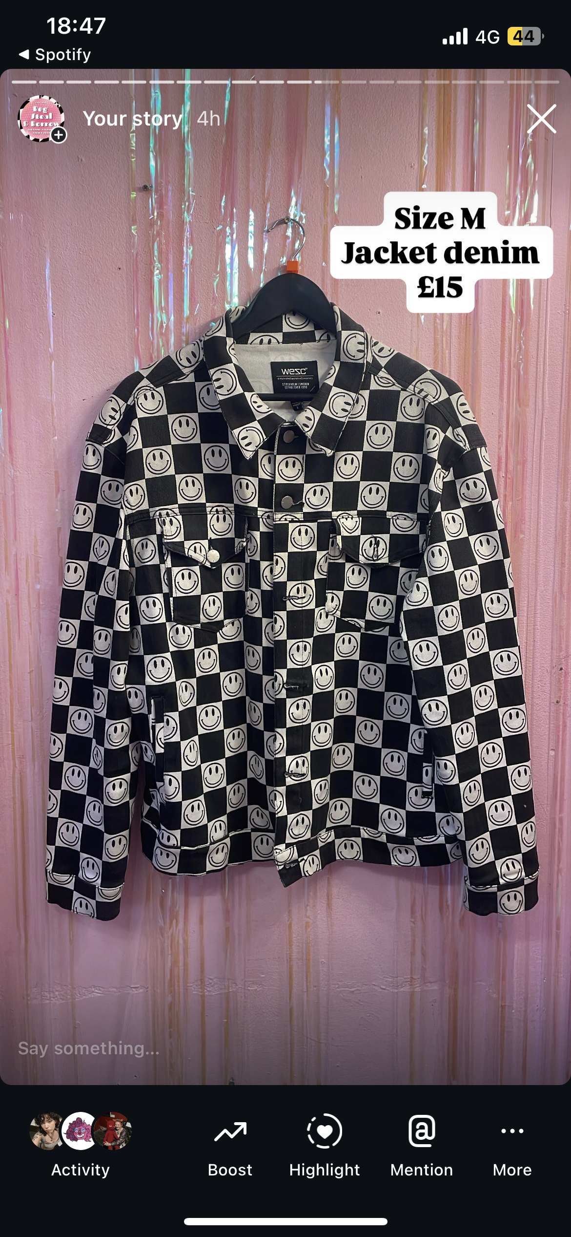 Smiley face jacket