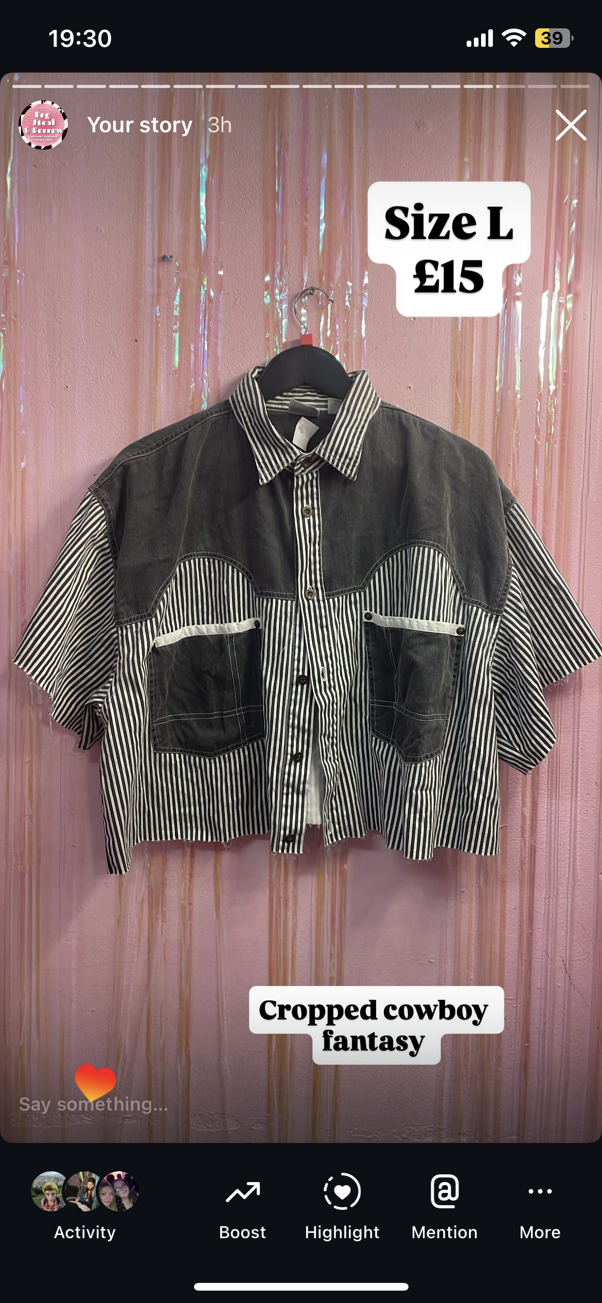 Cowboy top