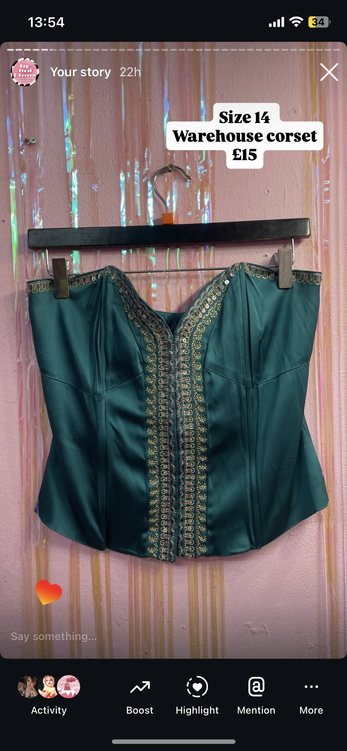 Corset top