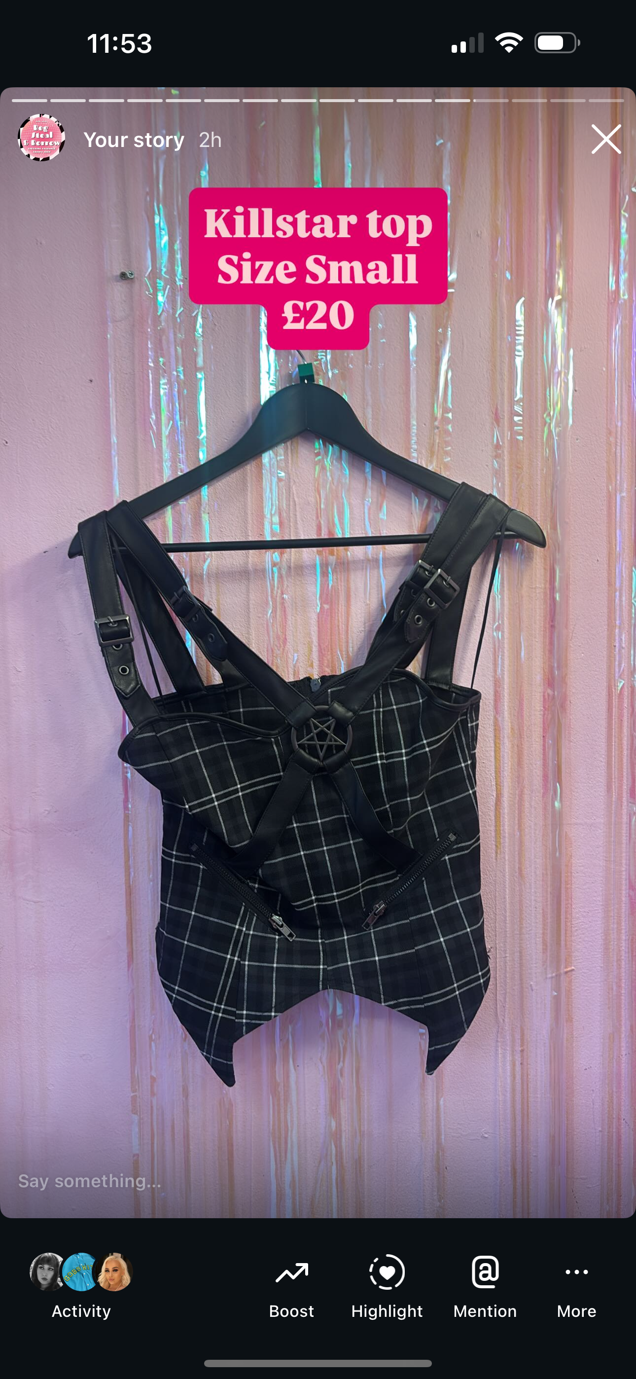 Killstar top