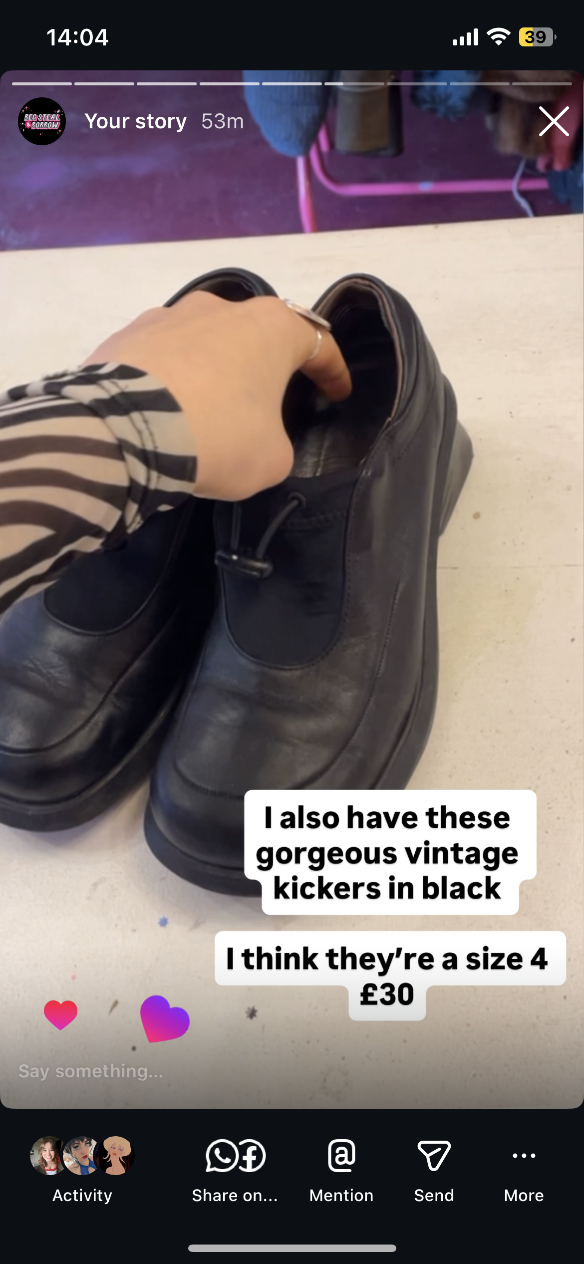 Kickers unique