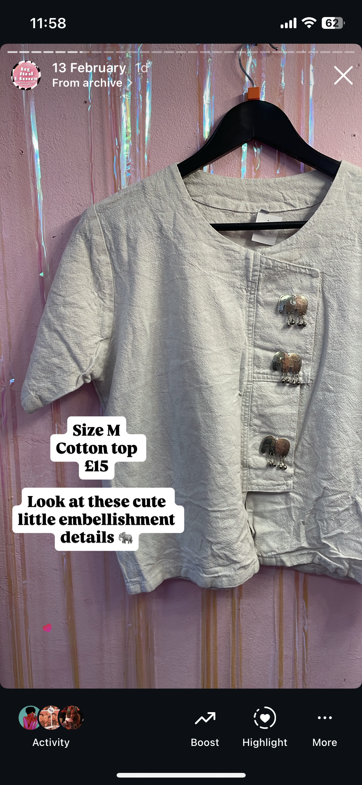 Elephant top