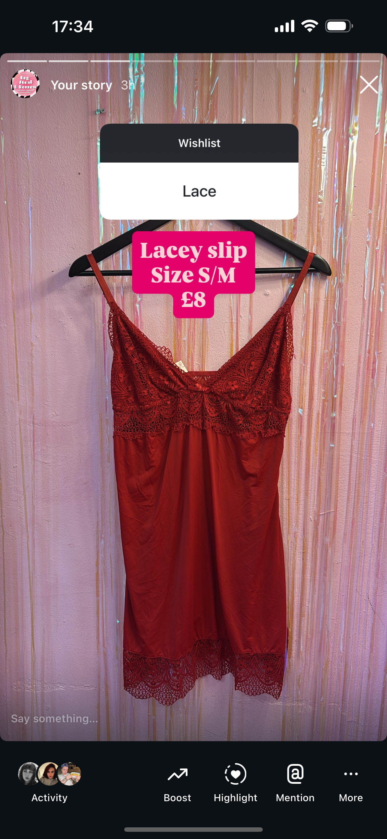 Lace dress