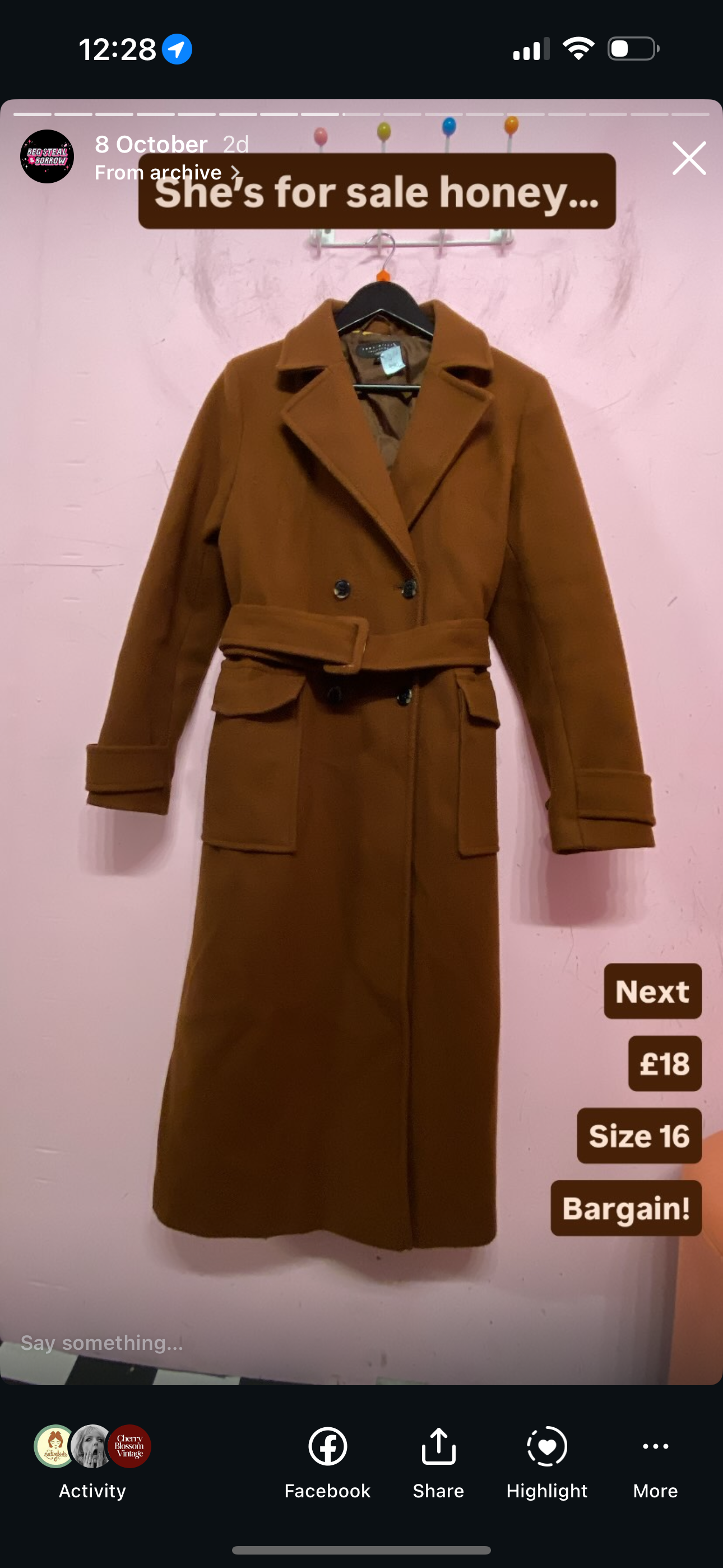 Coat & bag bundle