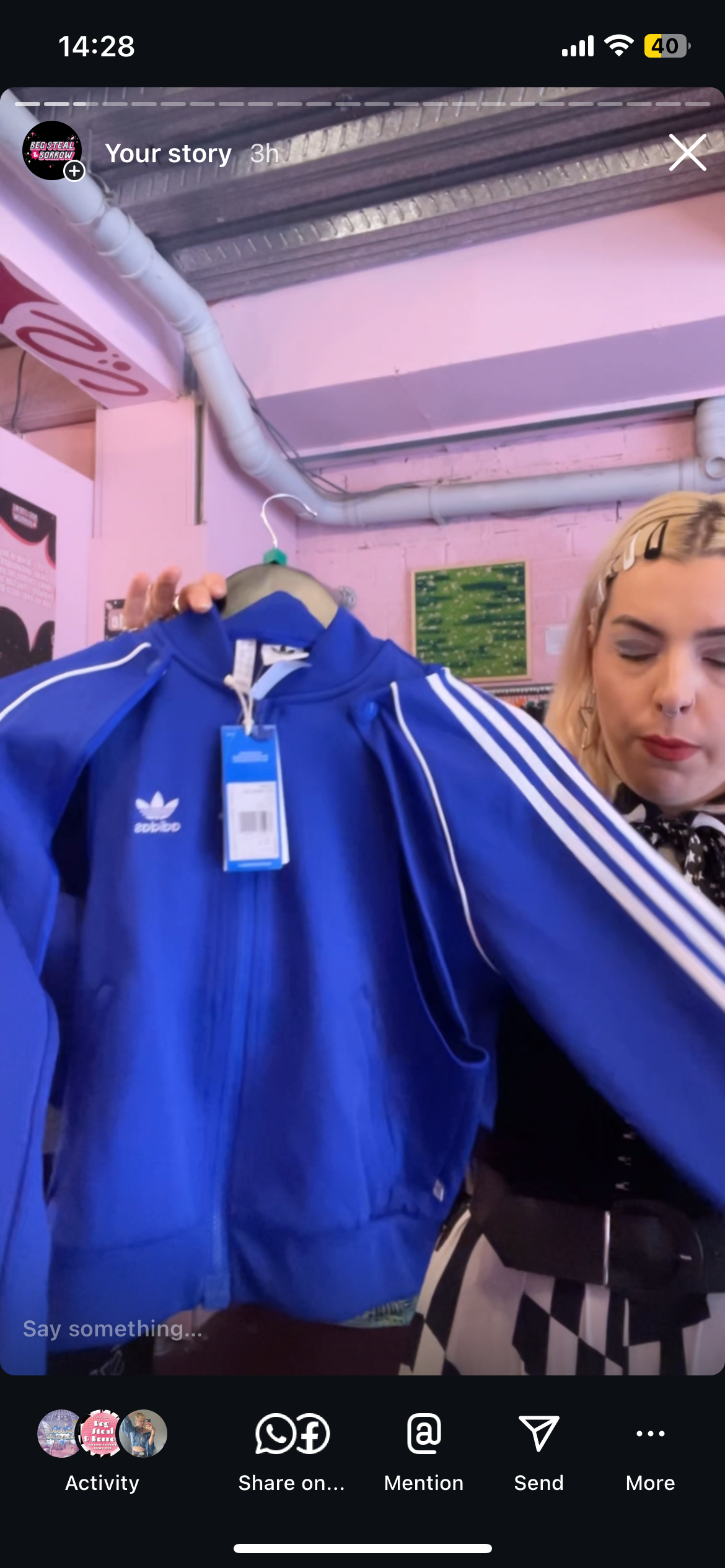 Adida track top