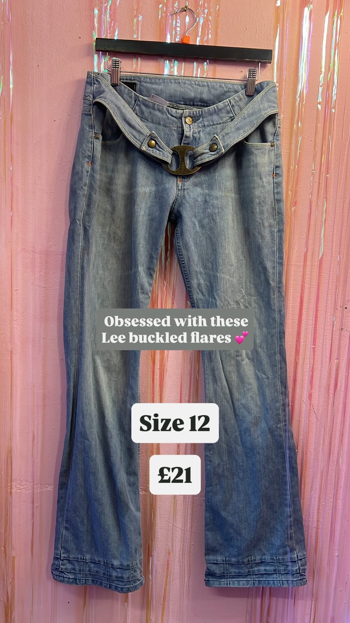 Lee Flare Buckle Jeans