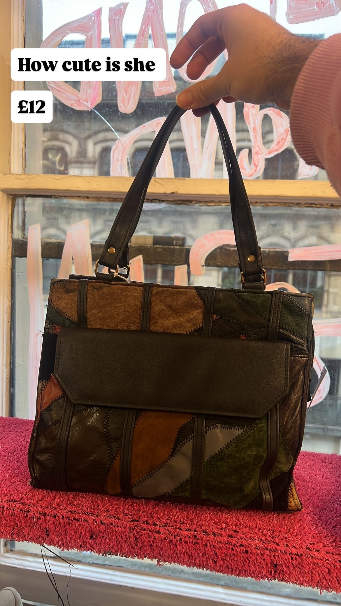 Patchwork leather bag!