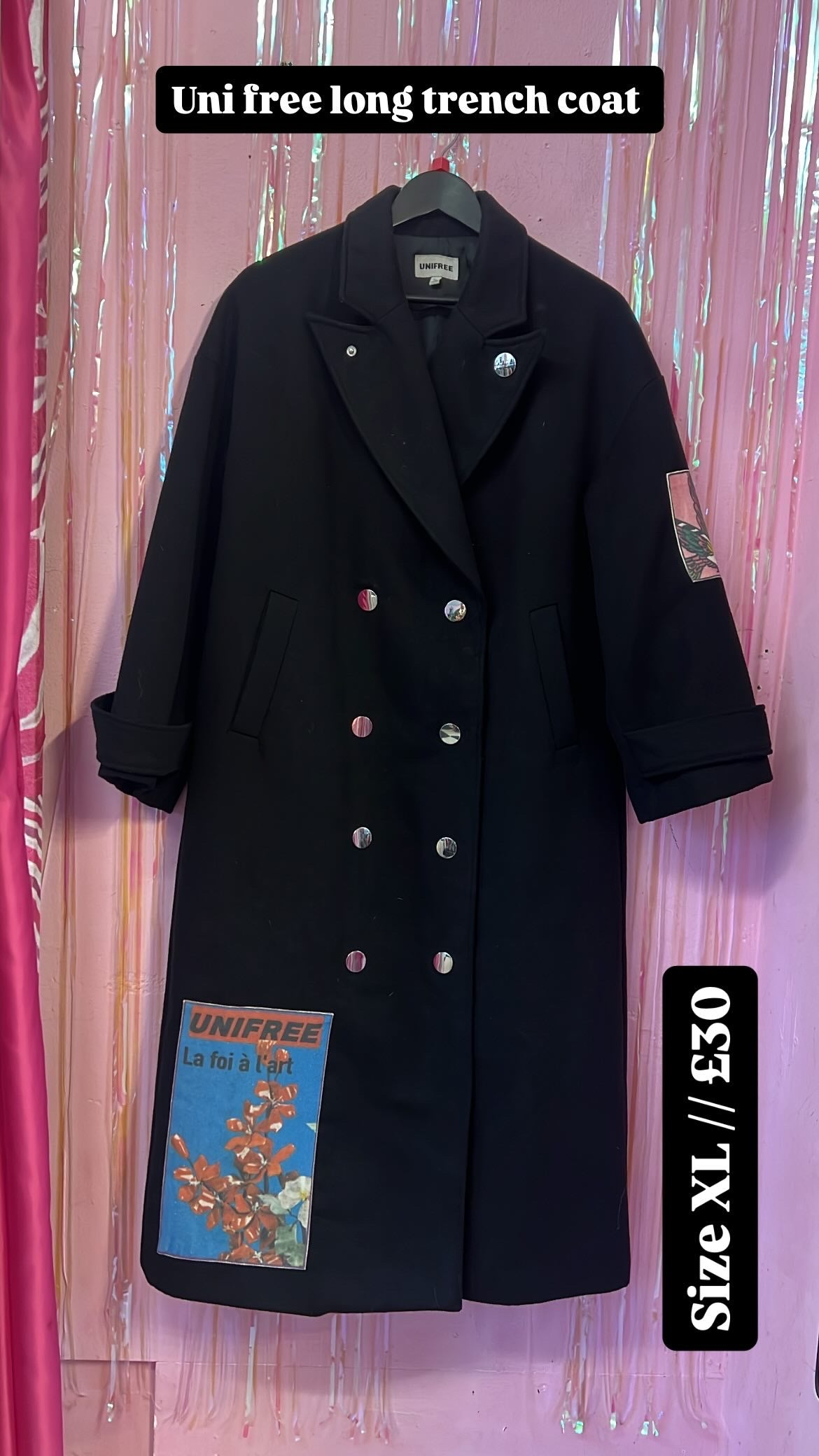 Unifree trench coat