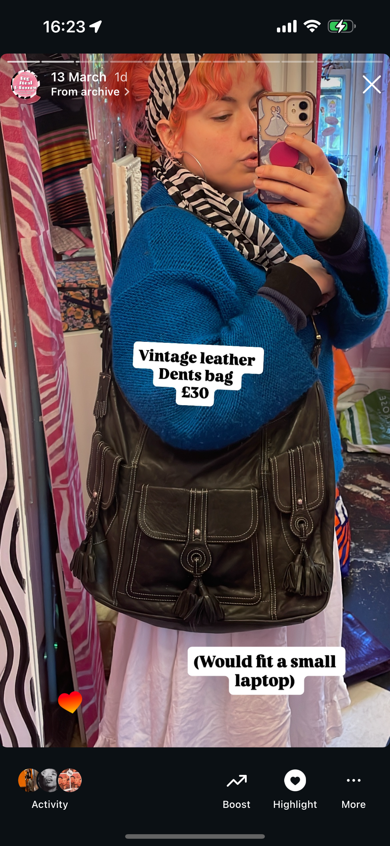 Dents bag