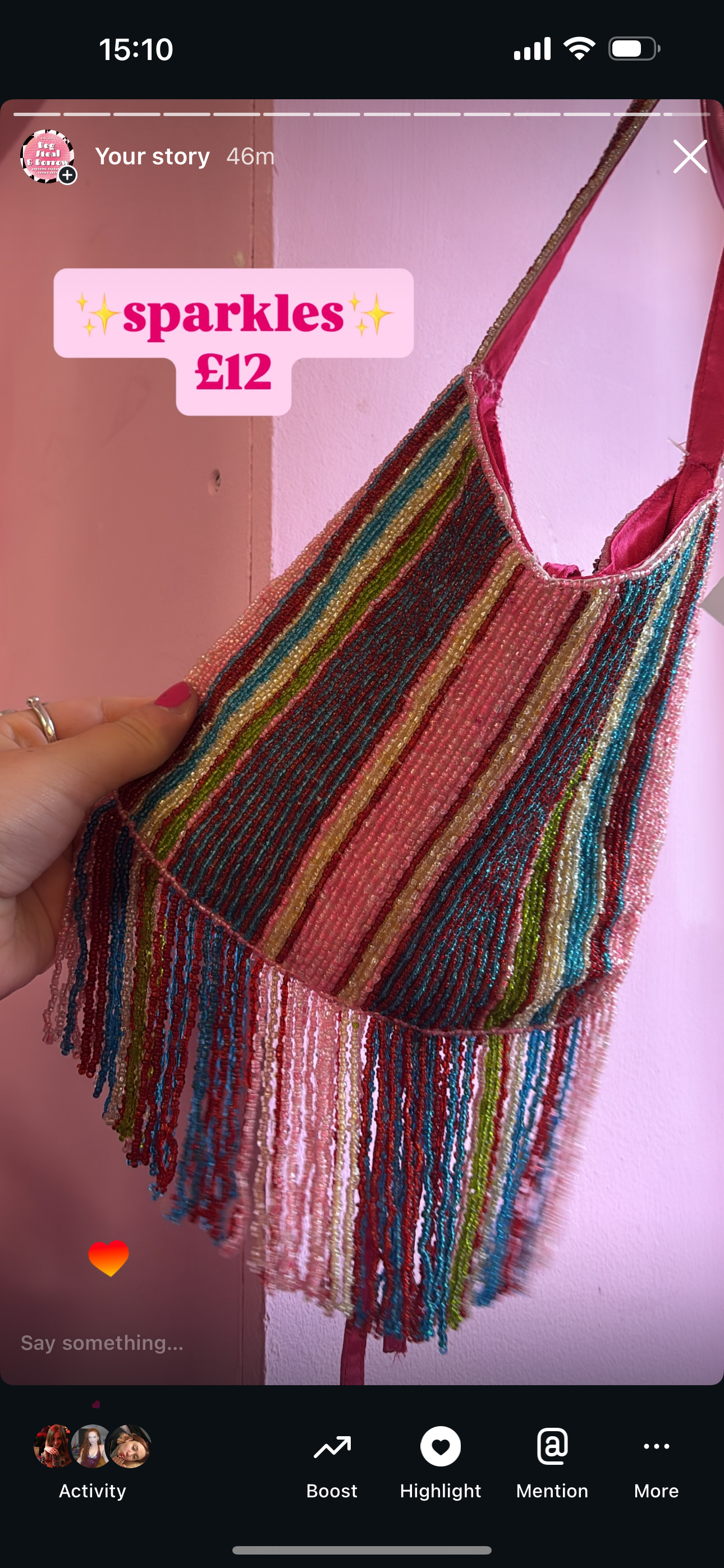 Hannah Montana coded bag